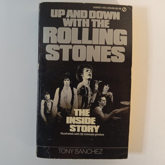 Rare ! Up And Down With The Rolling Stones By Tony Sanchez Signet Books 1979 - Picture 1 of 10